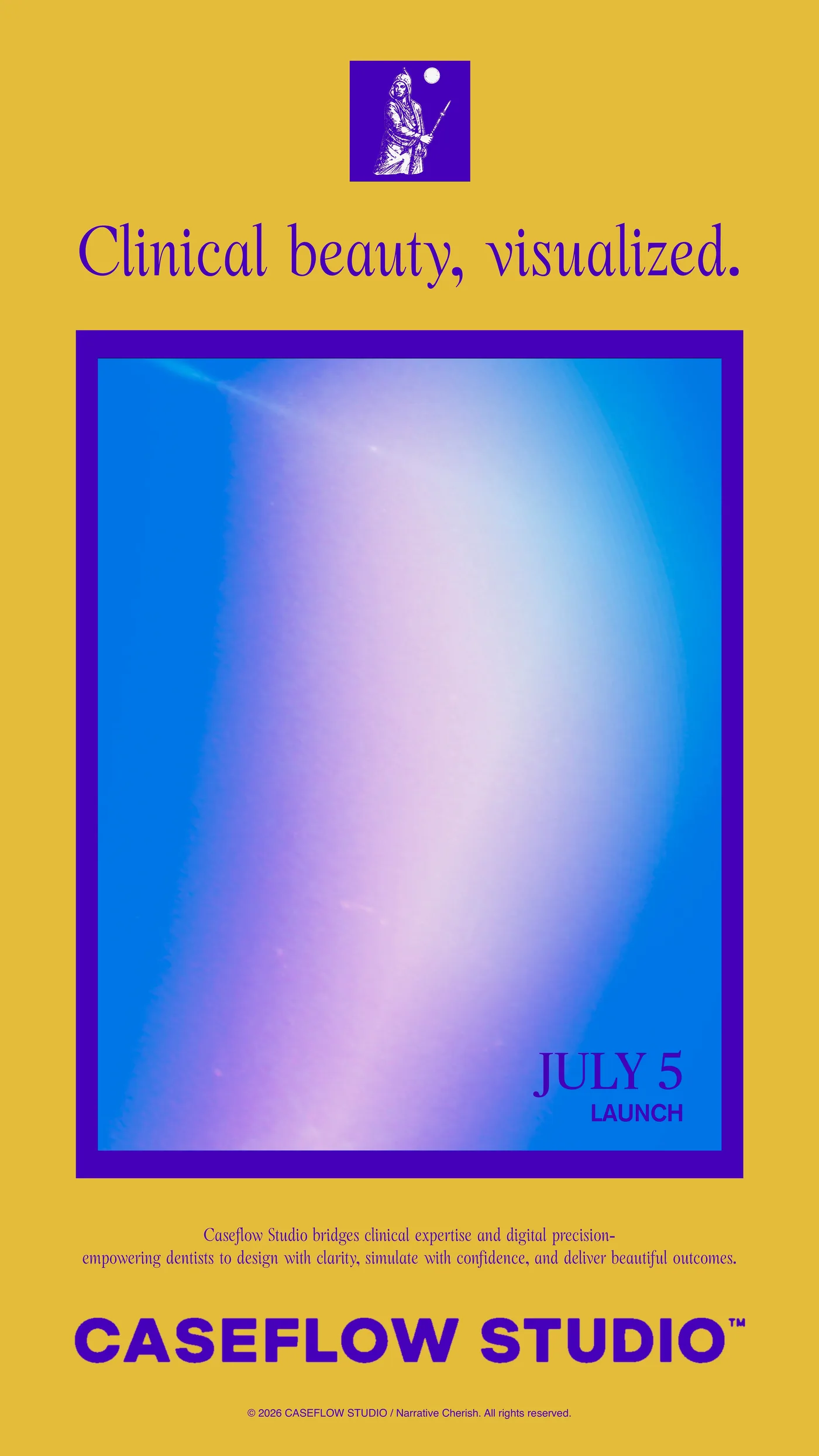CASEFLOW STUDIO™ — Clinical beauty, visualized. JULY 5 LAUNCH.